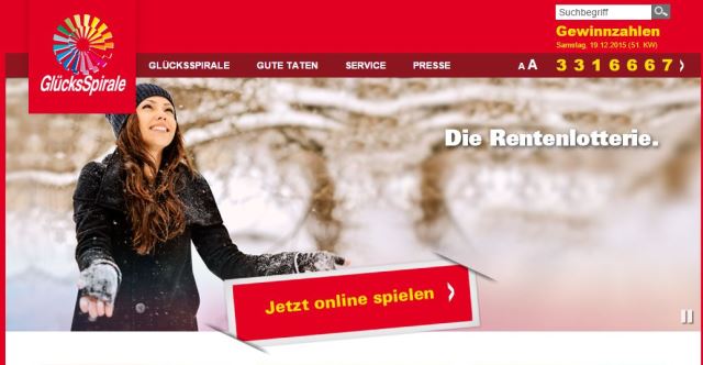 Rente von der Glücksspirale