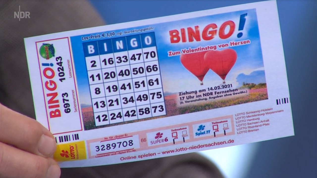 Valentinstag Bingolose