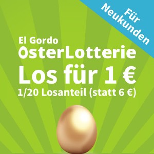 Schnäppchen 5 € OsterLotto-Rabatt