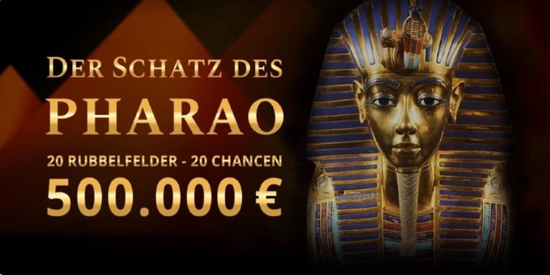 Schatz des Pharao Rubbellose