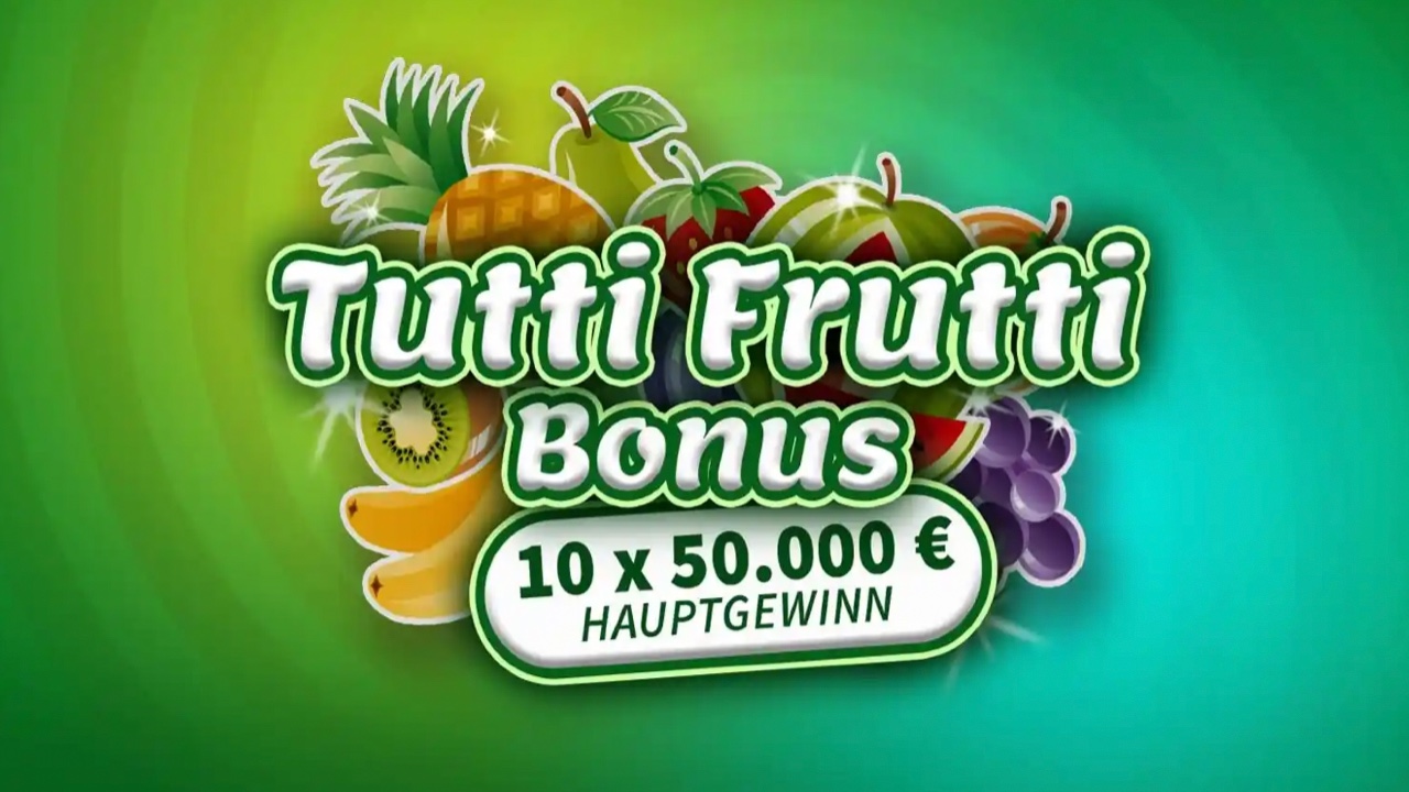Tutti Frutti Bonus Rubbellose