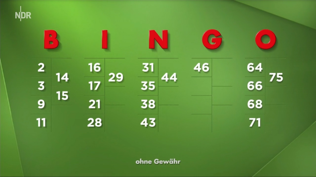 Bingo-Glückspilz