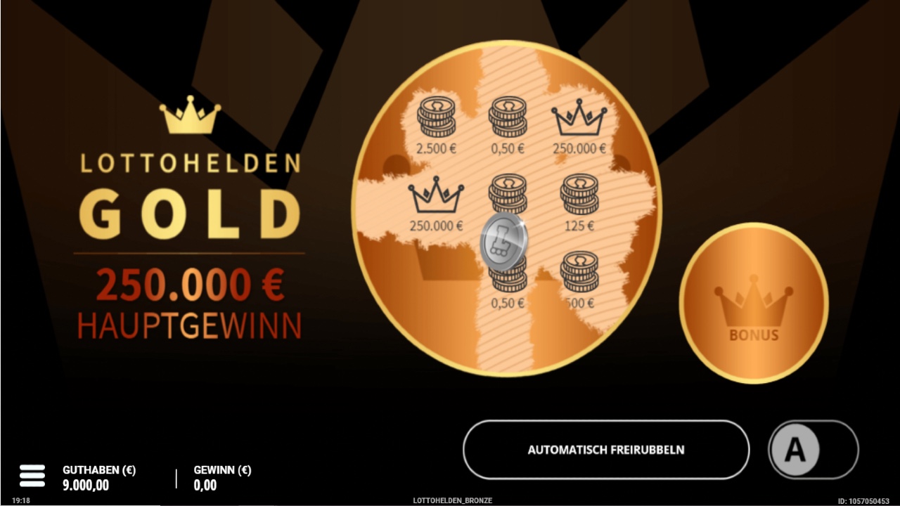 Lottohelden GOLD 250K Rubbellose