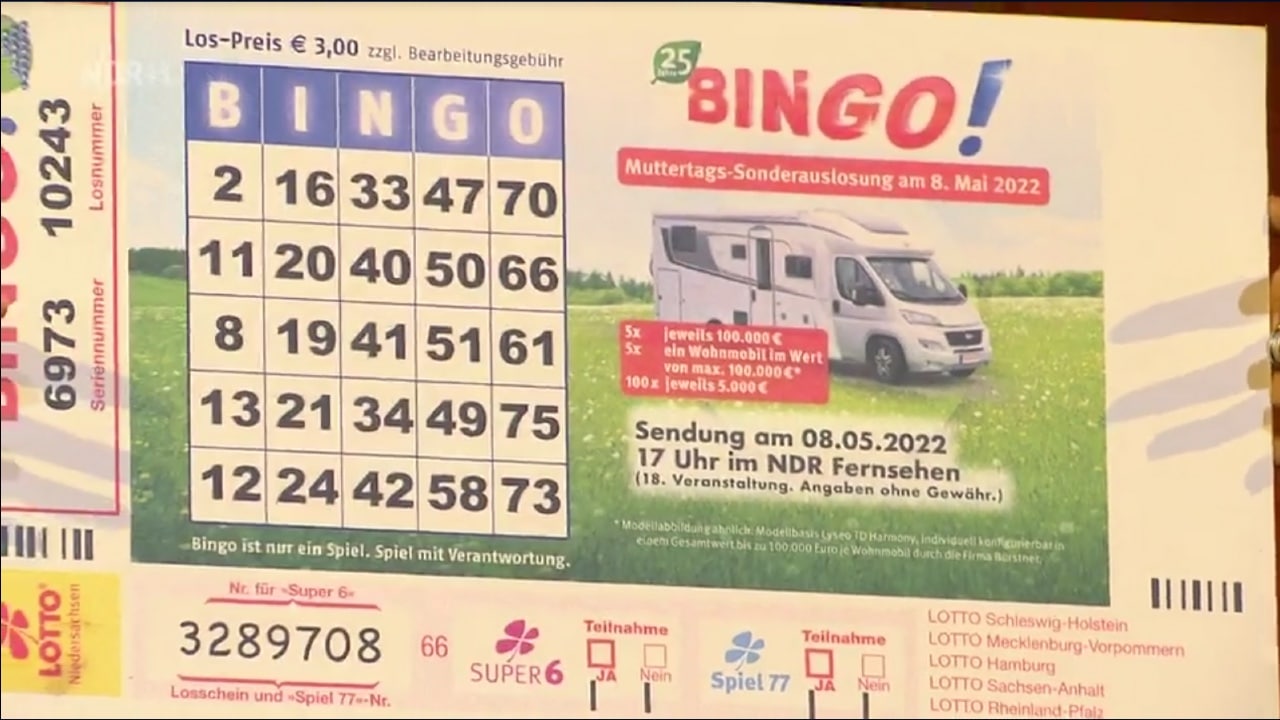 Muttertag Bingo Sonderauslosung