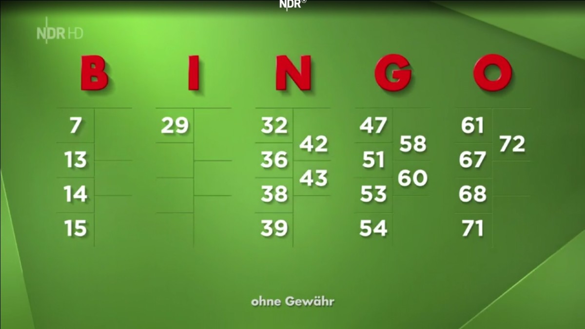 Bingo Sonderauslosung 2025 Elka Nicole