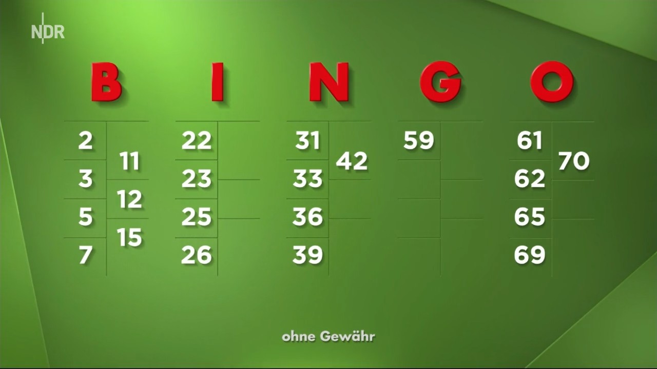 beim Bingo